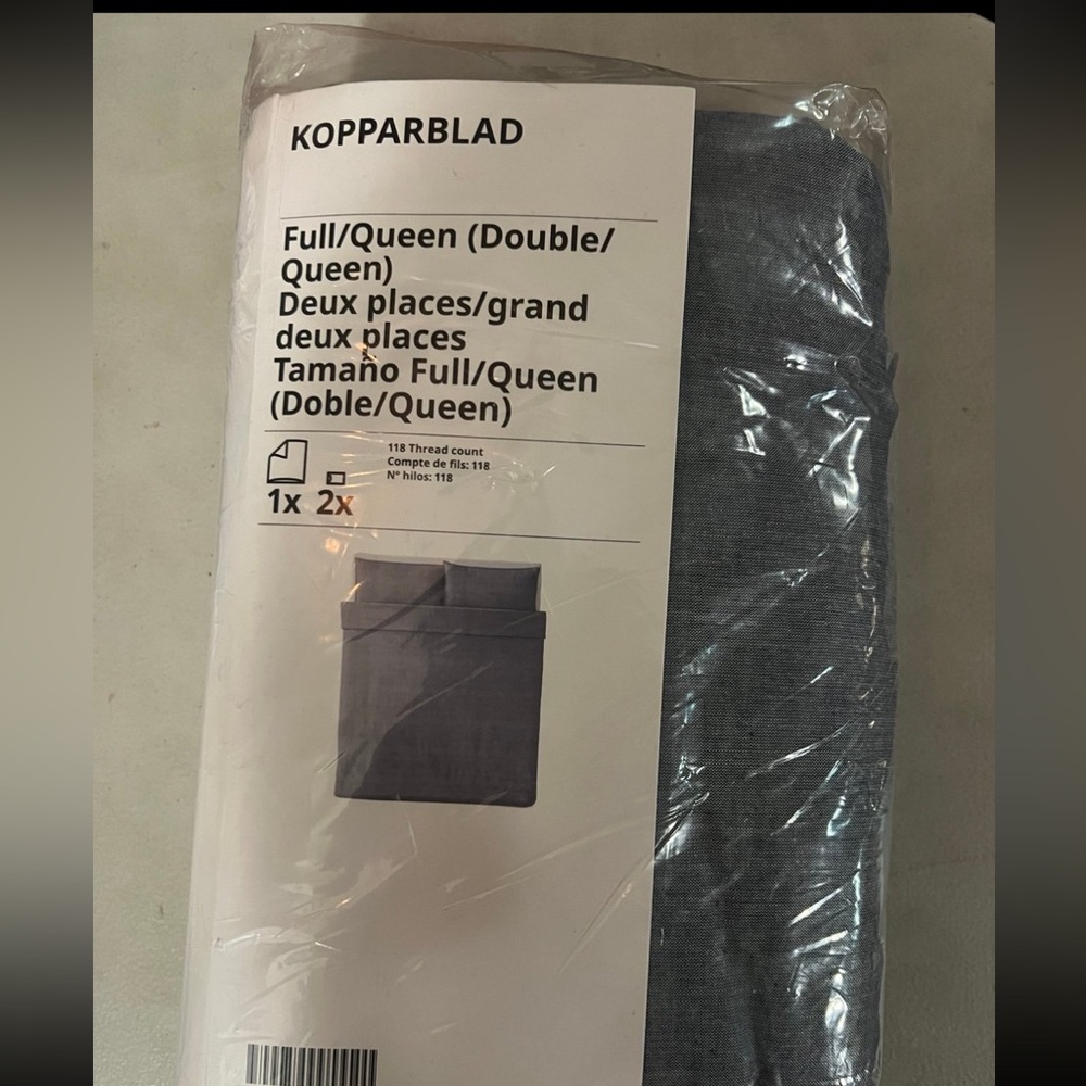 IKEA Gray Duvet Cover Set